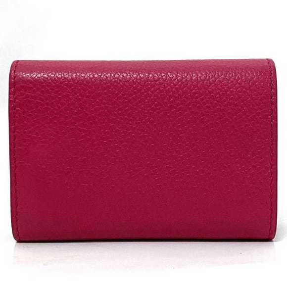 Saint Laurent Trifold Wallet Pink 459784 B680J 5619 Grain Leather SAINT LAURE... - Picture 2 of 10